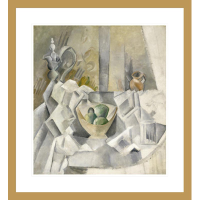 Carafe Jug and Fruit Bowl par Pablo Picasso - Impression sur toile