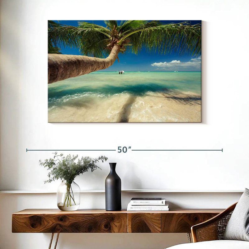 Gillard Caribbean Beach Palm Tree, 26" H x 39" W
