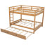 Grand lit superposé de couleur bois avec et gigogne, pin massif fiable, peu encombrant, facile à assembler, matériau coulissant, maximise l'espace de la chambre à coucher, lattes-1519616916