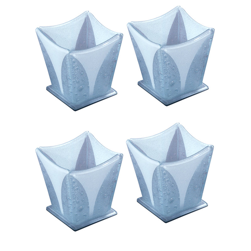 4'' H Glass Tabletop Votive Holder