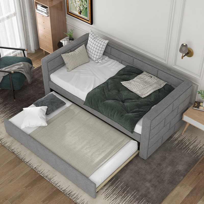 Lit de jour simple avec couchette Jeyline
