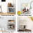 2 Tier Kitchen Spice Rack Vertical Shelf, Corner Storage Rack, Silver