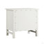 Table de chevet 4 tiroirs avec rangement - blanc antique-1239989038