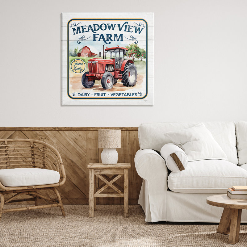 «Meadowview Farm Tractor» par Mollie B., H 36 po x l 36 po