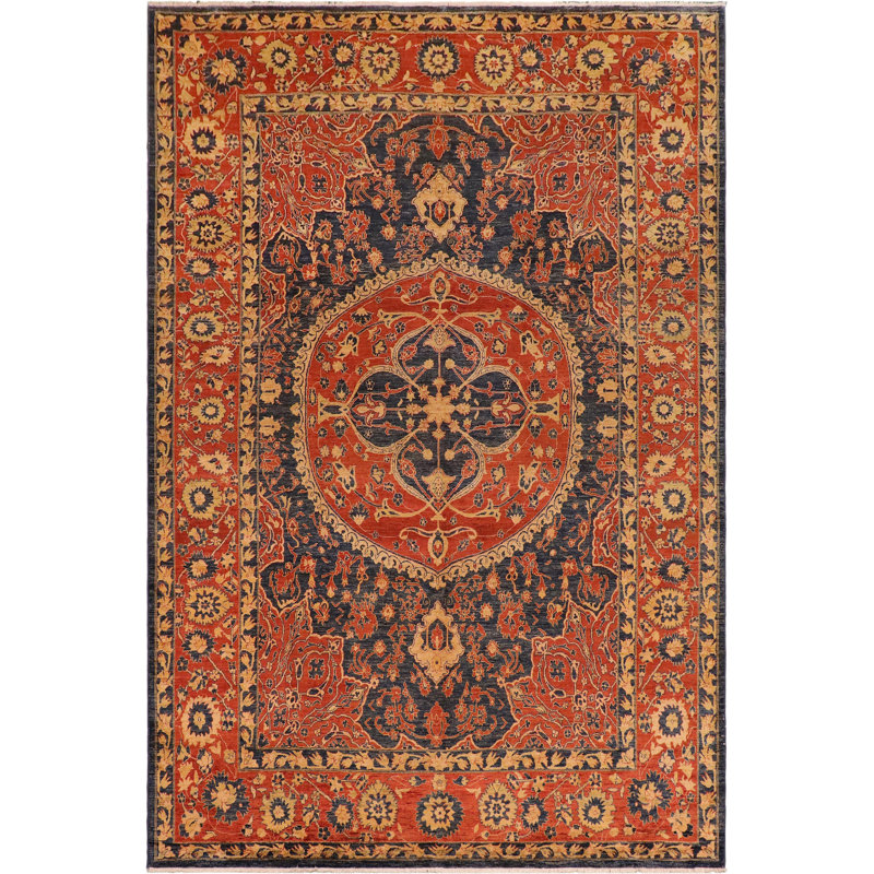 Arruda Wool Oriental Indoor Rug