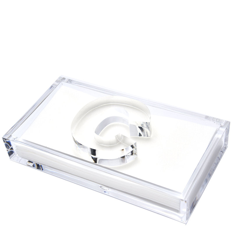 Porte-serviette plat en acrylique