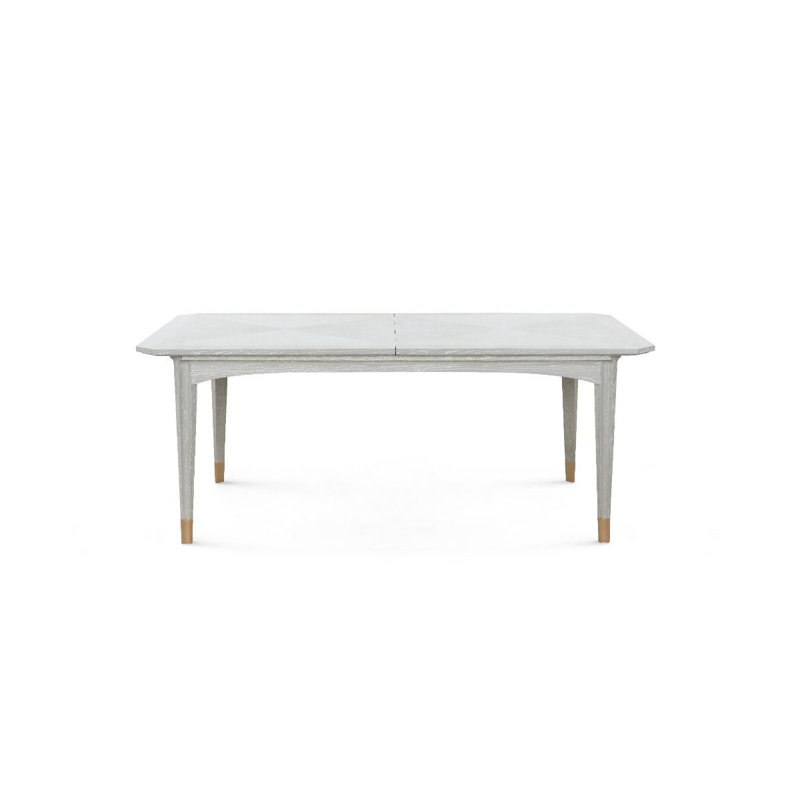 Bertram Dining Table, Soft Gray