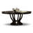 Dows 60"-76" Extendable Round Dining Table 