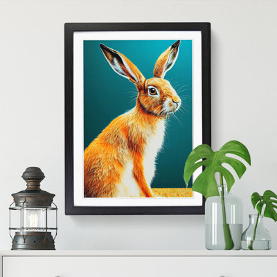 Wynnedale Hare Painting - Picture Frame Print