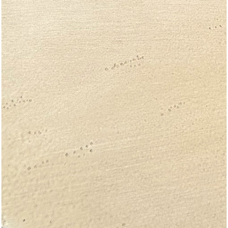 Table ronde 27,55 "avec base piédestal, Beige