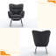 Chaise berçante en tissu Teddy-402982923