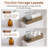Wicker Storage Basket with Built-in Handles, Rectangular Bathroom Organizer for Toilet Tank, Vanity, Decor, Kitchen