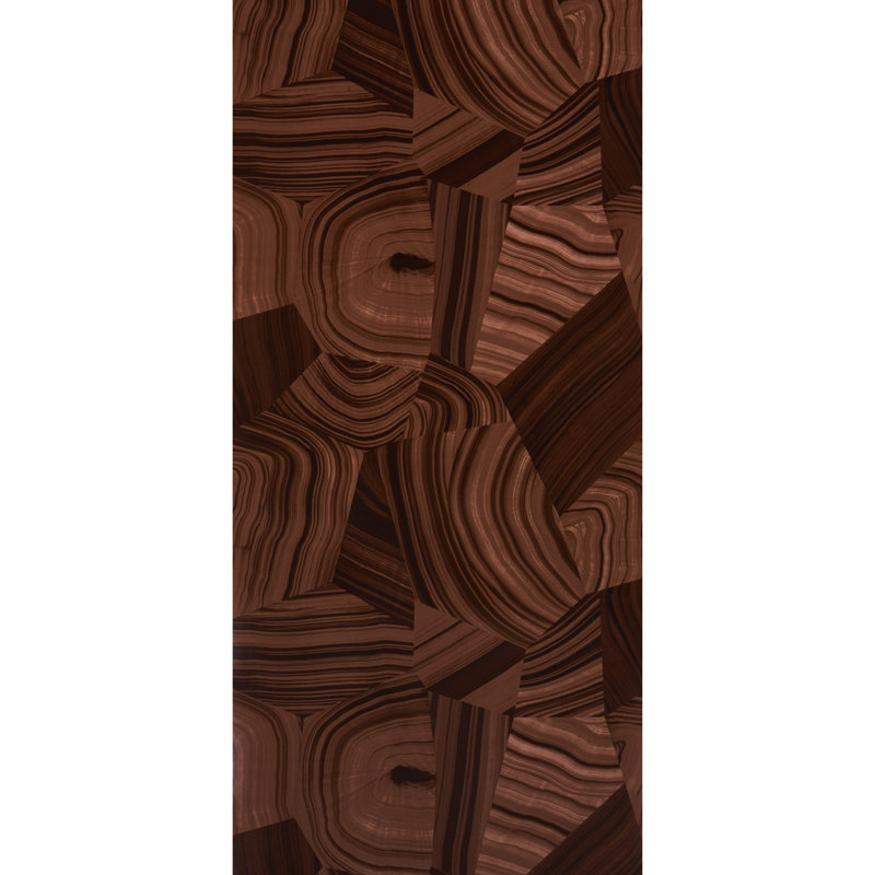 Papier peint Schumacher x Miles Redd Agate Slice, L 27 pi x l 27 po, Tigers Eye