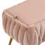Fauteuil demi-tonneau et repose-pieds en velours capitonné de 28,35 pouces de large Misheel-86917208