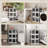 3 Stackable Storage Bins w/ Lids, Wheels, Collapsible, 18 gal