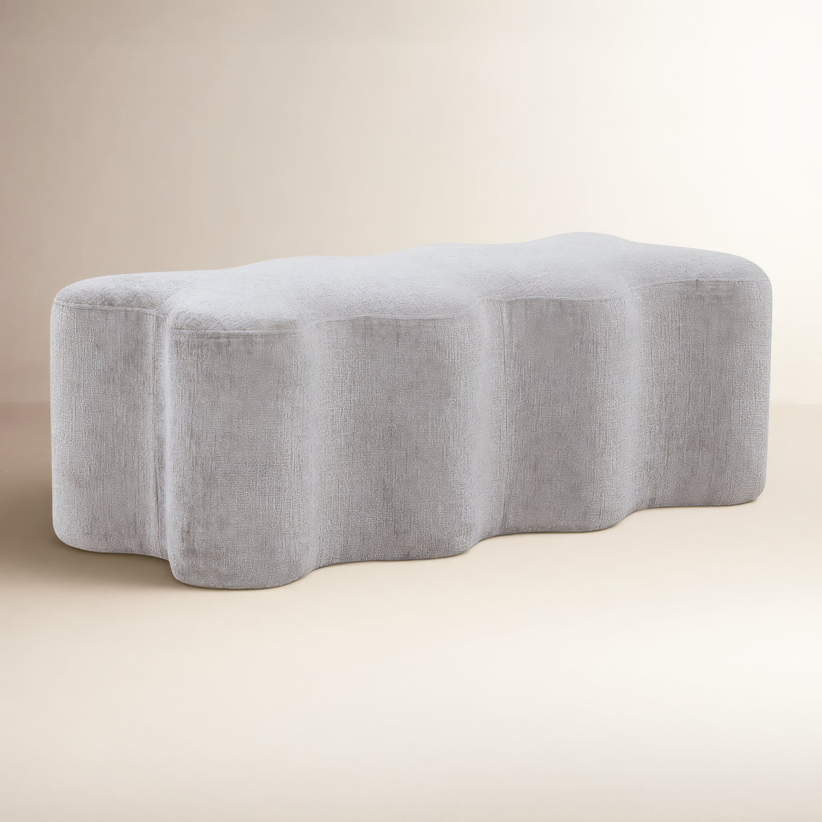 Sellma 48" Bedroom Bench, Gray Chenille