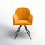 Chaise rembourrée en velours Skywalk-2036862243