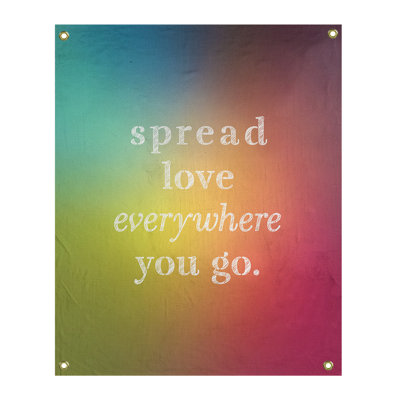 Tapisserie de polyester à l’quoted love quot