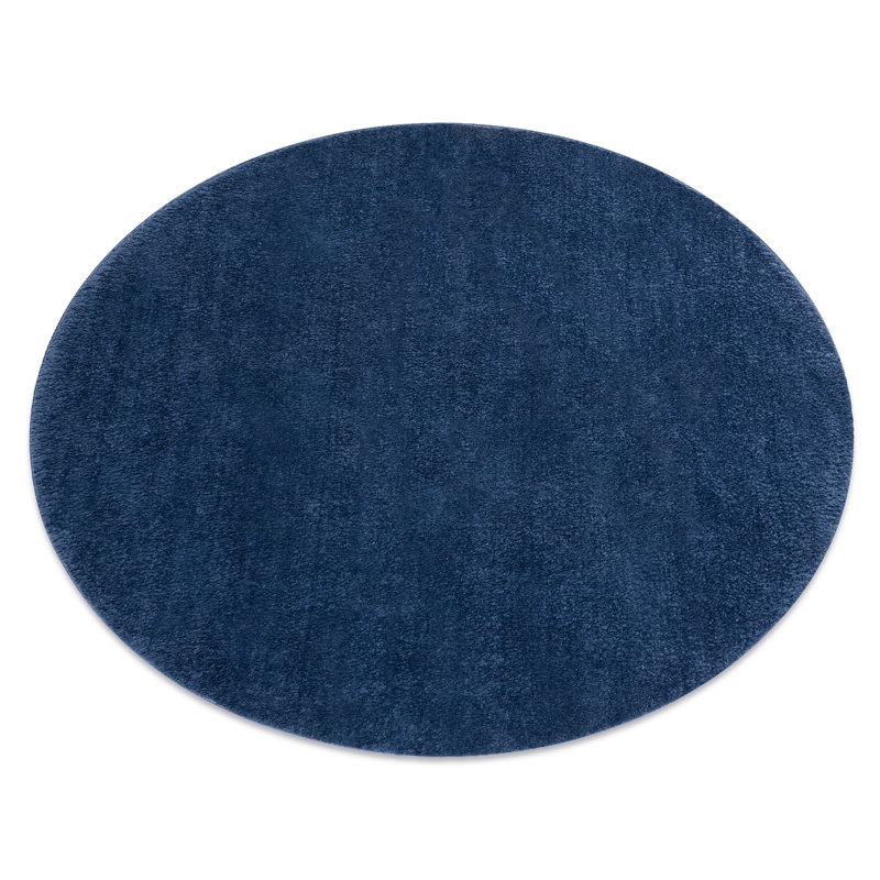 Pacificia Solid Colour Area Rug, Blue, Around 60cm
