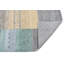 Hand Knotted Wool Striped Area Rug in Silver/Light Blue/Yellow-1806552698