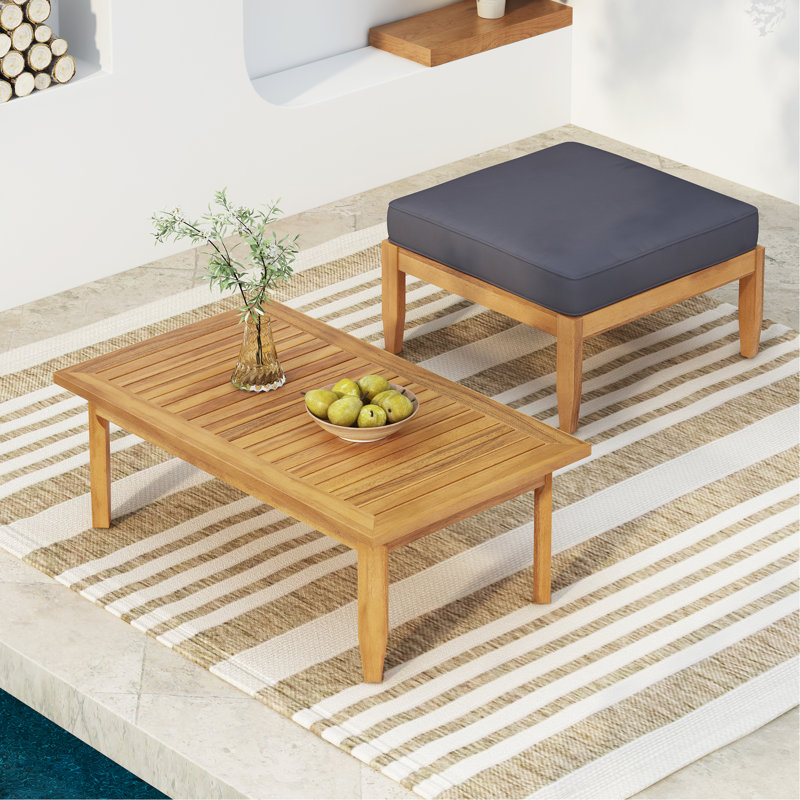 ASTON OTTOMAN + COFFEE TABLE
