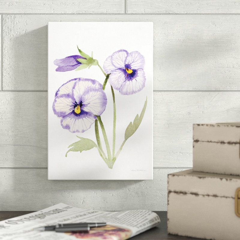 Easter Blessing Flowers VIII by Kathleen Parr McKenna - No Frame Painting on Canvas, 30cm H x 20cm W