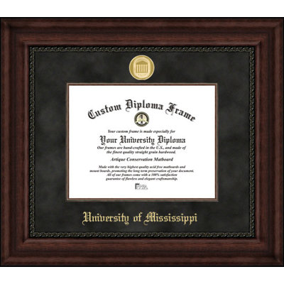 Cadre de diplôme de direction de rebels mississippi NCAA