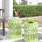 Modern-Style Outdoor Metal S/2 End Table, Iron Cut Appealing Decoration, Powder-Coated Frame, , Instant Use, 13.8"W X 13.8"D 18.24"H & 12.00"W 12.00"D 16.00"H Contemporary Attractive Design, Body,-1603773109