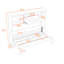 Lit escamotable 1 place en bois avec station de charge et tablettes-312368530