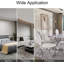 Chaise d'appoint à dossier Louis King en velours capitonné Debborrah