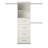 Akaylia 65.7'' - 95.7'' Walk-In Tower