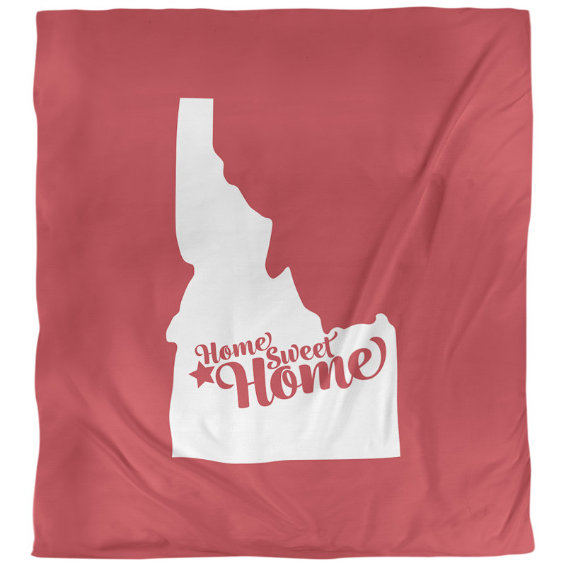 Housse de couette boise doux, Housse de couette pour lit simple, Rouge, Polyester brossé