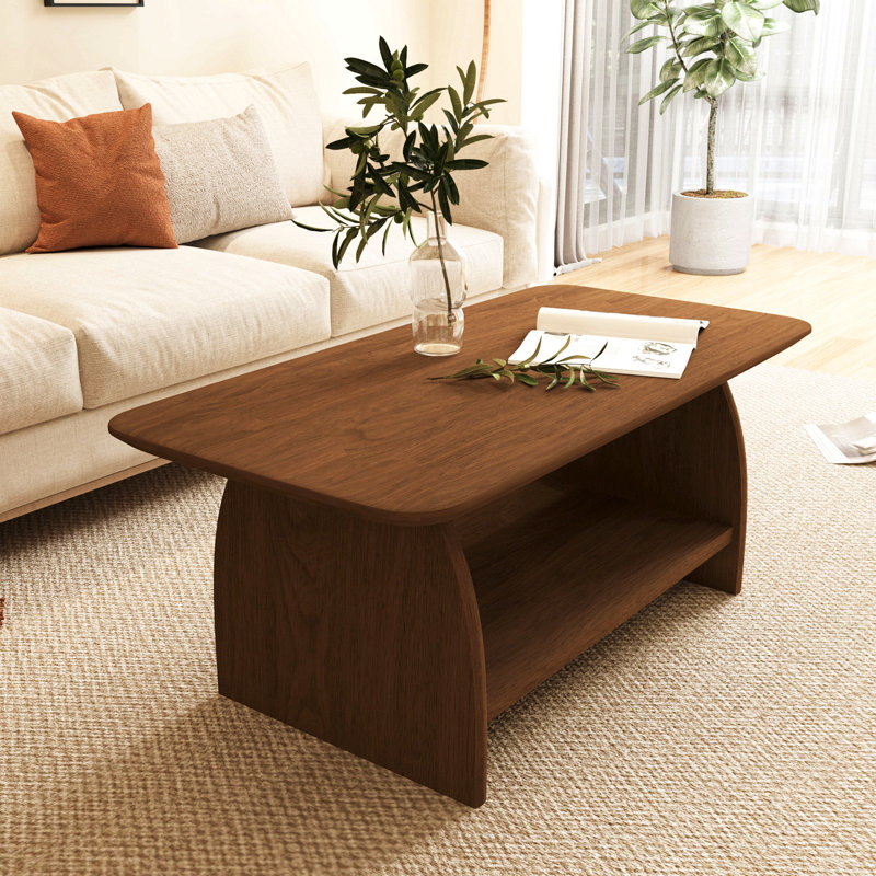 Table basse Modern, Noyer