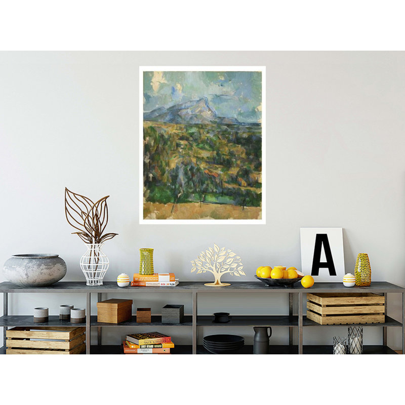 «Mont Sainte-Victoire», impression giclée par Paul Cézanne, H 40 po x l 32 po