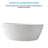 66.9'' x 31.5'' Soaking Fiberglass Bathtub