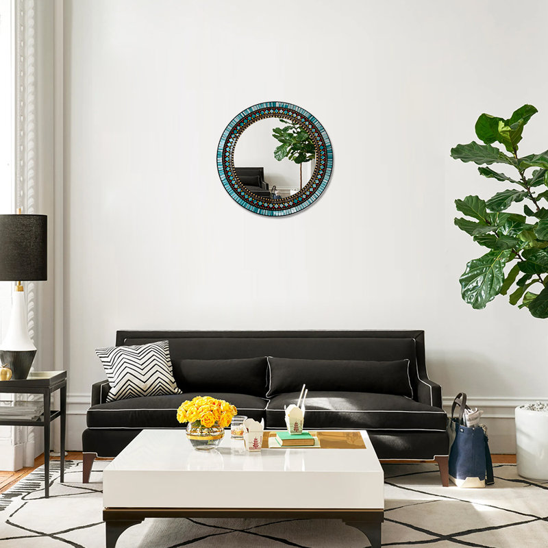 Miroir Alicien, Rouge / Vert / Brun