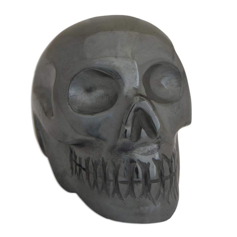 Skull Hematite Sculpture