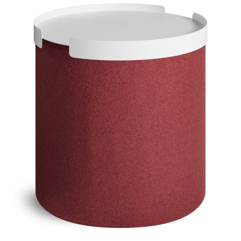 Bumper Cylinder Pouf, Vesper Brick