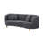 Lutanda 90" Round Arm Curved Sofa-1959330155
