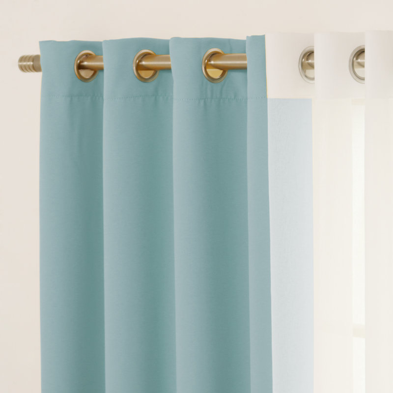Granados Sheer Curtain, Turquoise