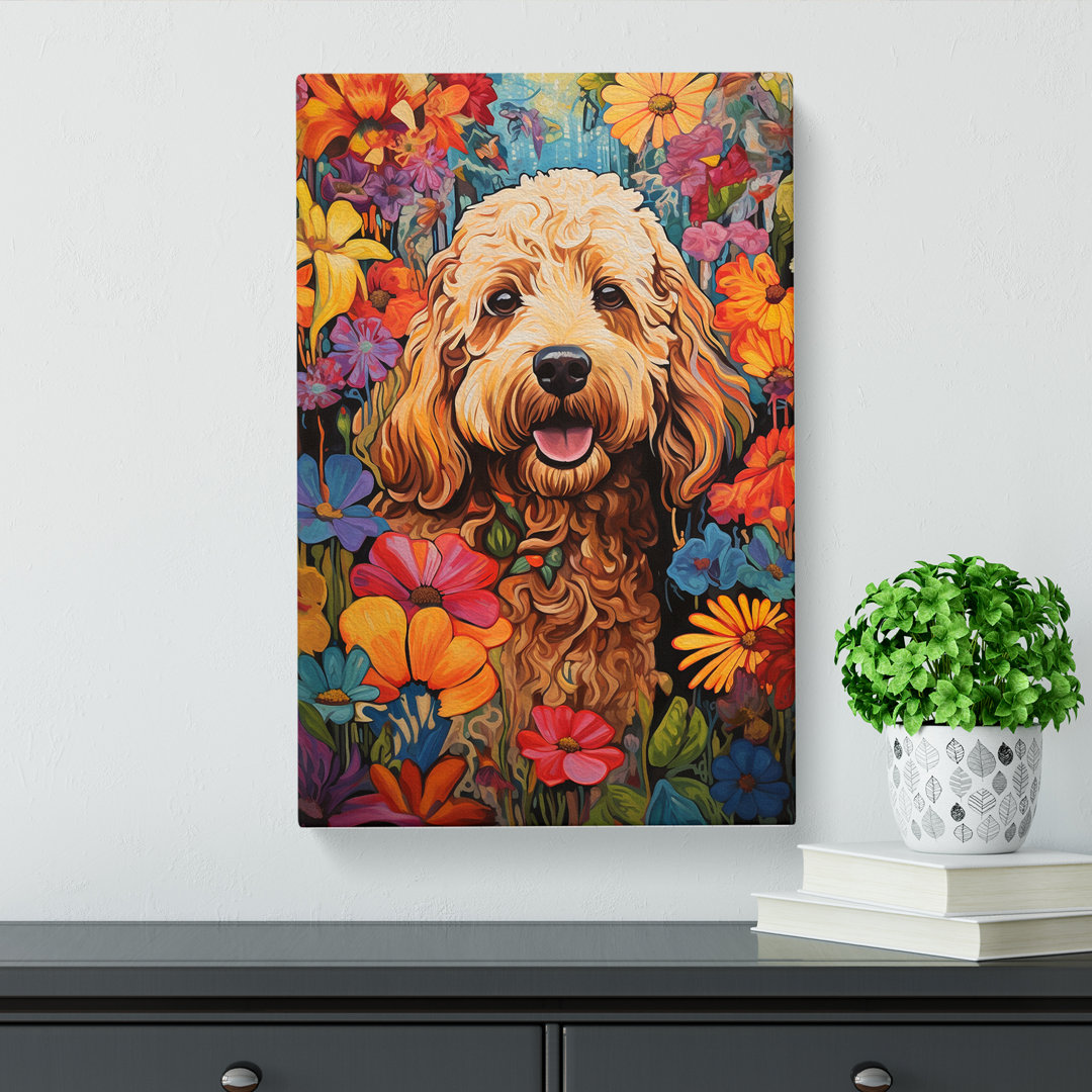Labradoodle Informel - Wrapped Canvas