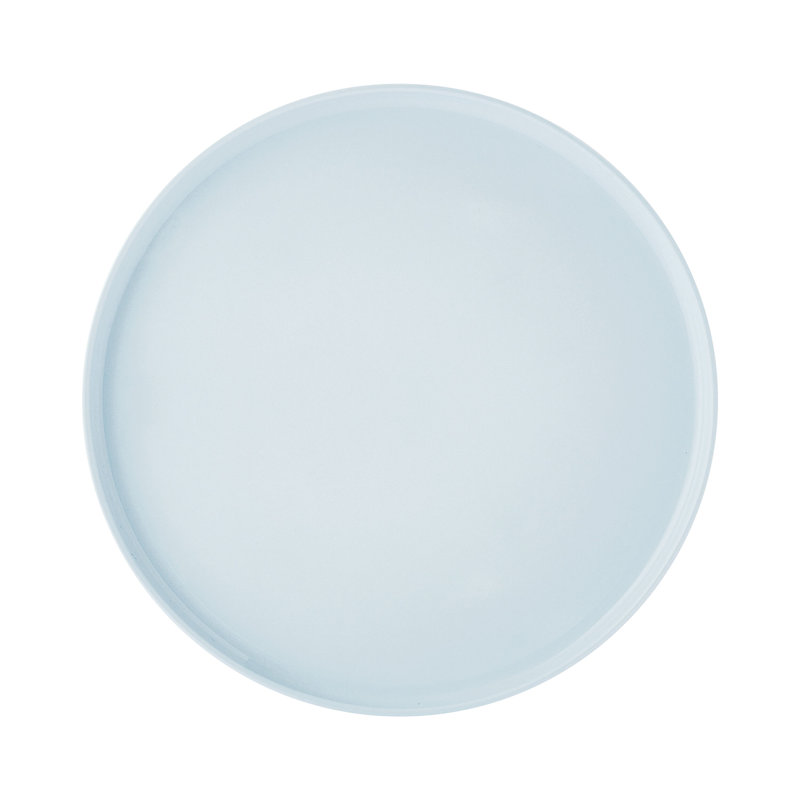Misty Blue and White Porcelain 12-Piece Dinnerware Set, Service for 4