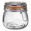 Argon Tableware - Glass Storage Jars with Labels - 500ml - Set of 6-45957993