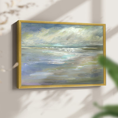 «Beach Light I», reproduction encadrée