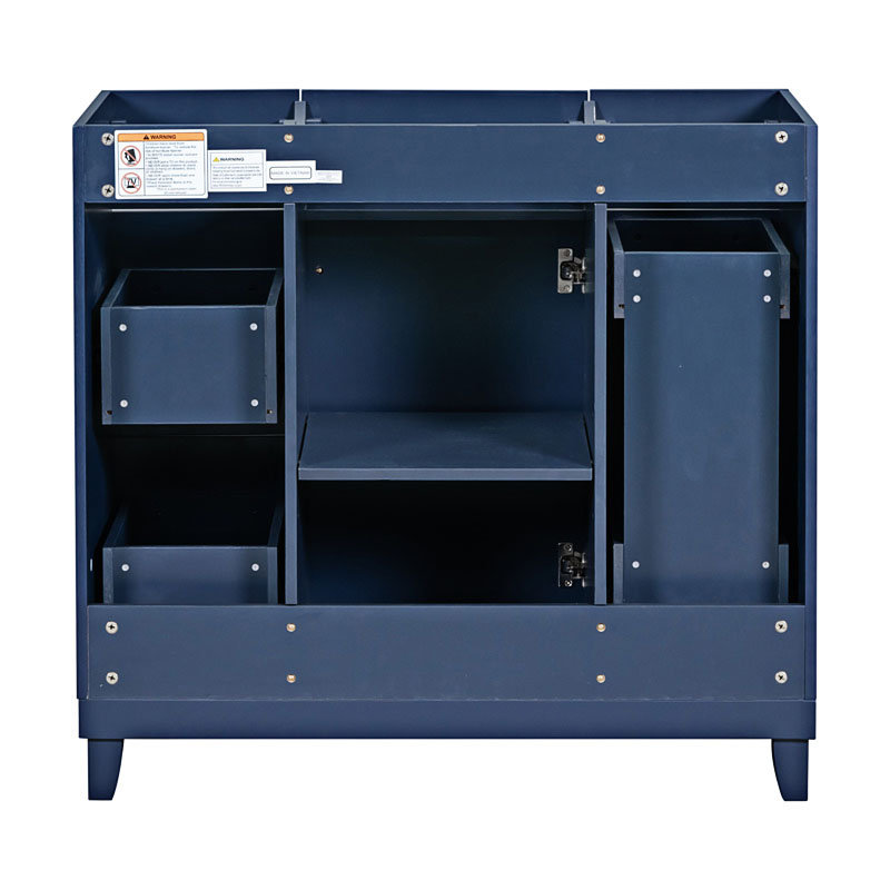 35.4'' Single Bathroom Vanity Base Only, Navy Blue