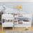 Twin Over Twin L-Shaped Bunk Bed With Twin Trundle-218298605