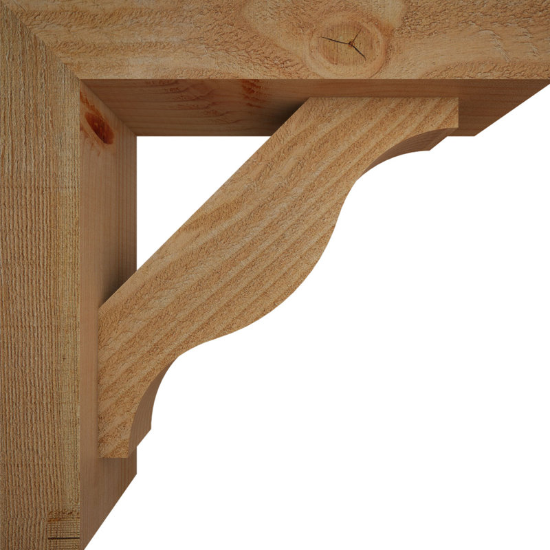 Support Funston Block avec support décalé, 14 po x 14 po, Sapin Douglas de l 4 po (scié brut)