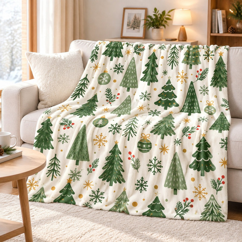 Throw Blanket, Twin(W60"×80L")