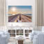 «Mccutchen Ocean Pier Right Down the Middle», reproduction de photo sur toile tendue-81126536