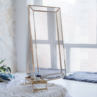 Jaisey Solid Wood Rectangle Mirror